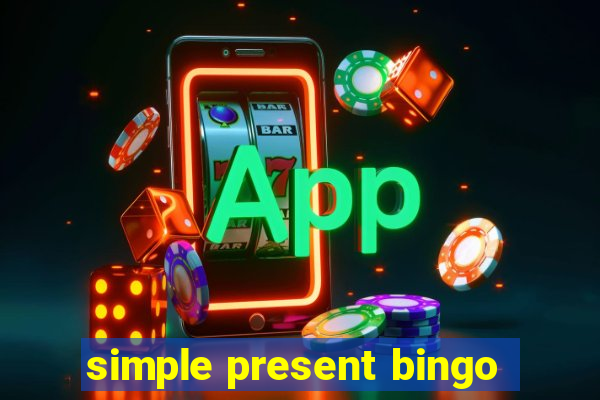 simple present bingo