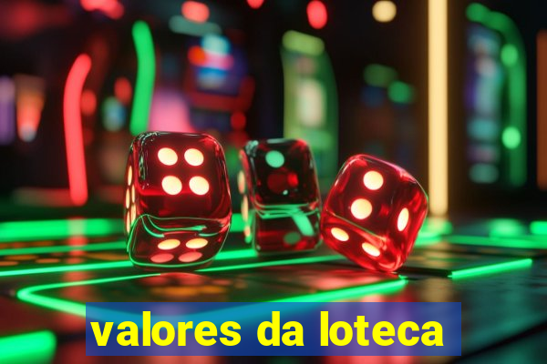 valores da loteca