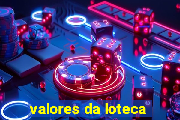 valores da loteca