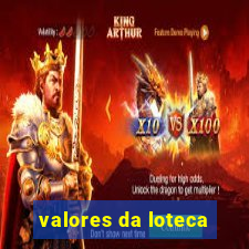 valores da loteca