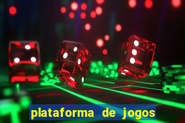 plataforma de jogos nova pagando