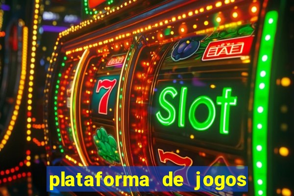 plataforma de jogos nova pagando