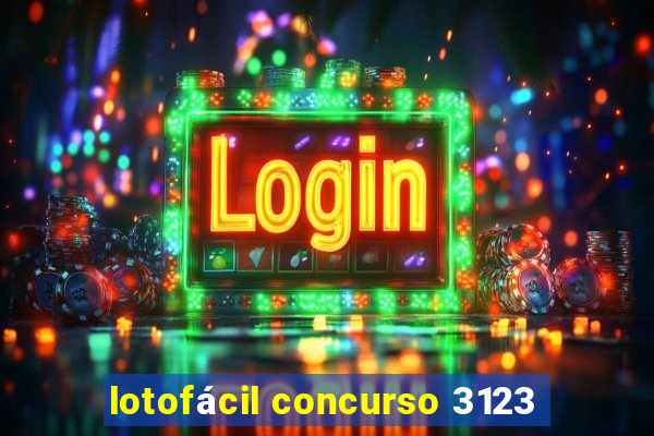 lotofácil concurso 3123