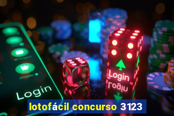 lotofácil concurso 3123