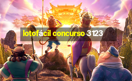 lotofácil concurso 3123