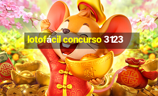 lotofácil concurso 3123