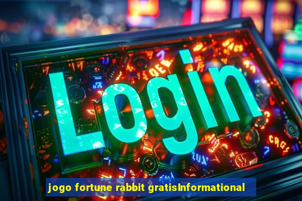 jogo fortune rabbit gratisInformational