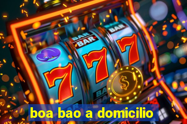 boa bao a domicilio