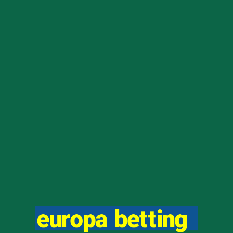 europa betting