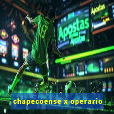 chapecoense x operario