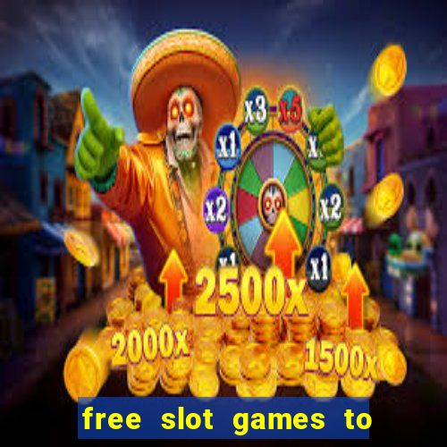 free slot games to win real money