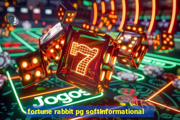 fortune rabbit pg softInformational