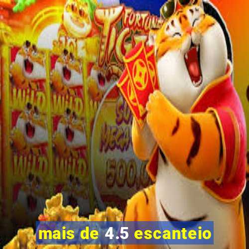 mais de 4.5 escanteio