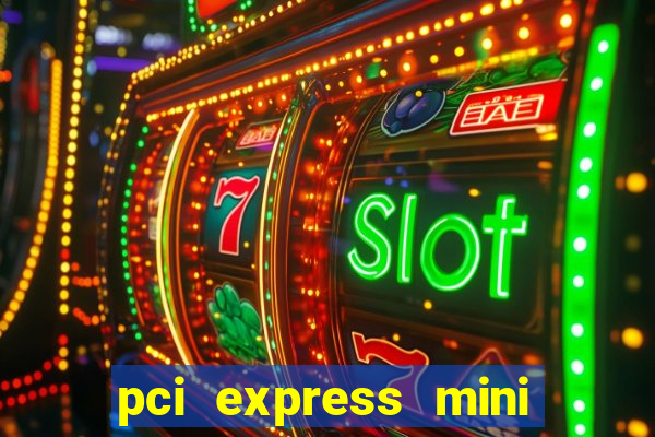 pci express mini card slot