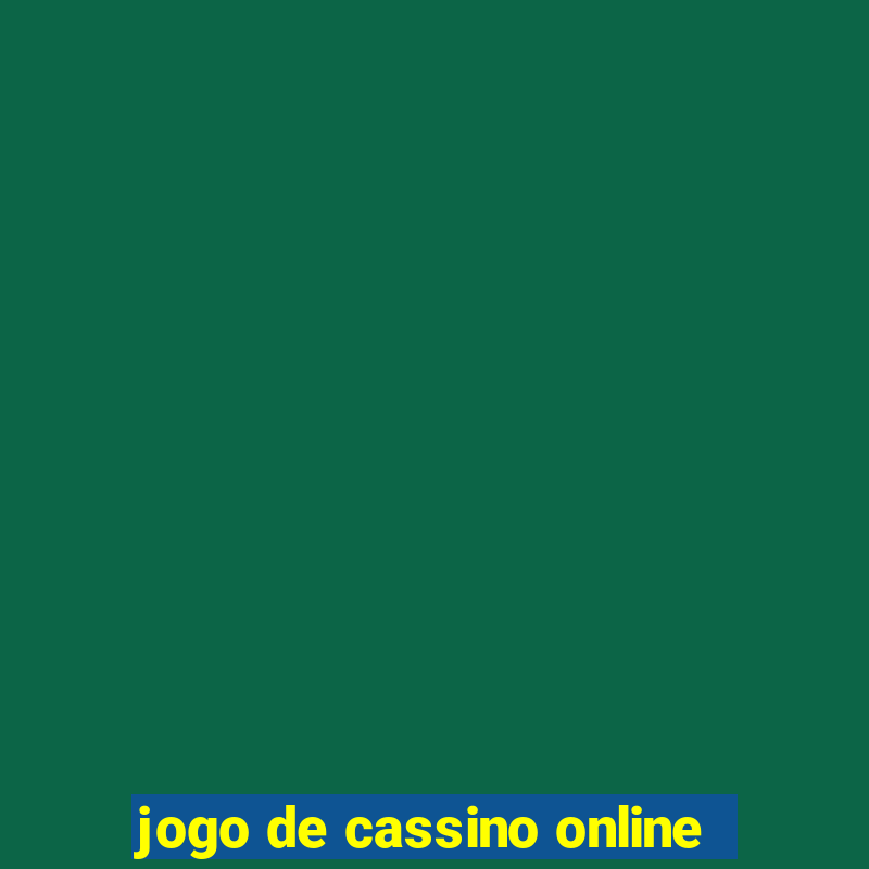 jogo de cassino online