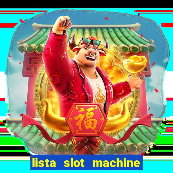 lista slot machine da bar