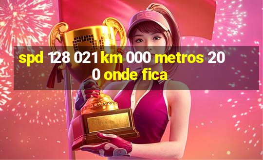 spd 128 021 km 000 metros 200 onde fica