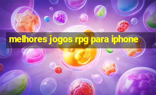 melhores jogos rpg para iphone