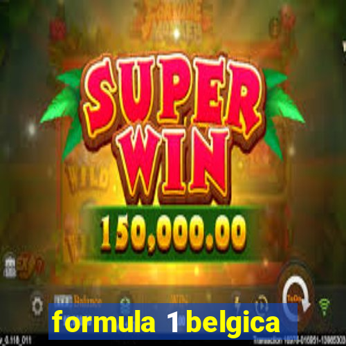 formula 1 belgica