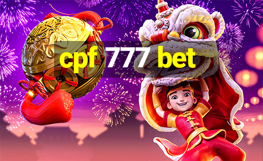 cpf 777 bet