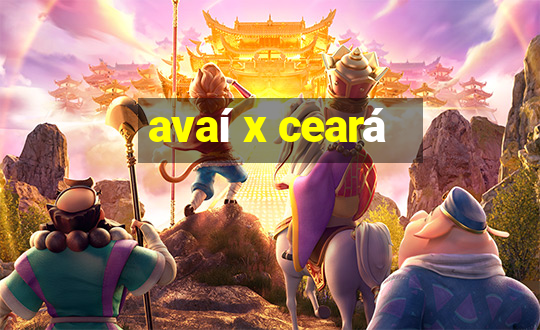 avaí x ceará