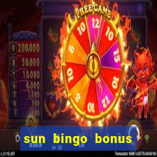 sun bingo bonus terms and conditions