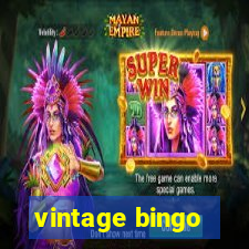 vintage bingo