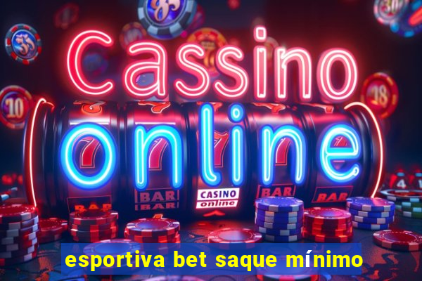 esportiva bet saque mínimo