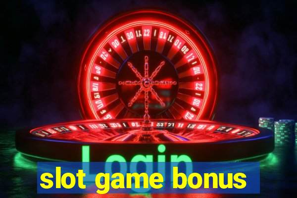 slot game bonus