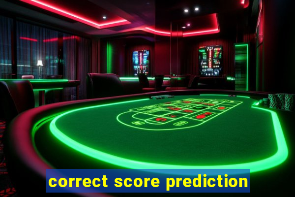 correct score prediction