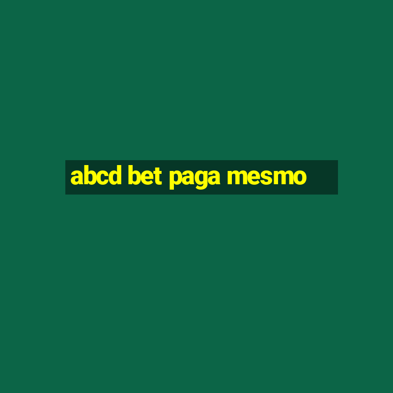 abcd bet paga mesmo