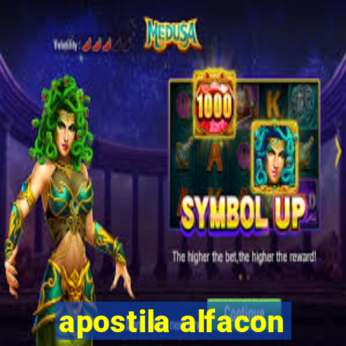 apostila alfacon