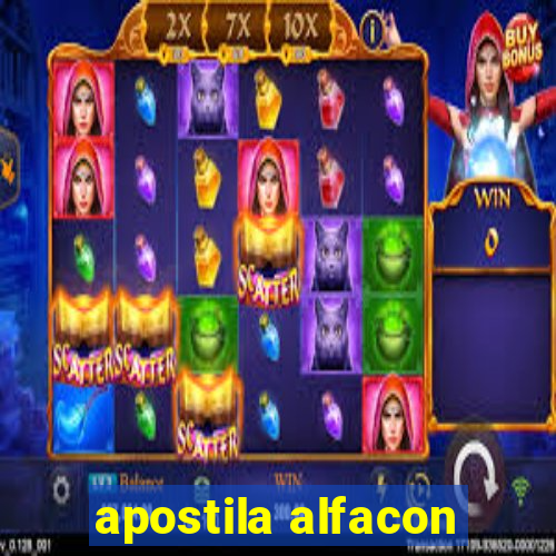 apostila alfacon