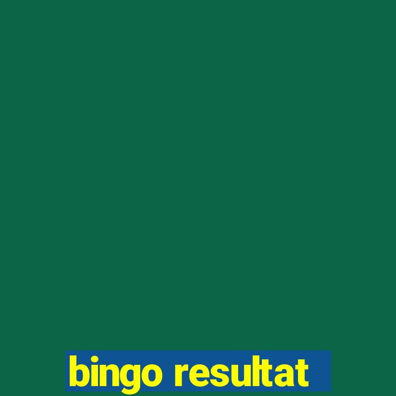 bingo resultat