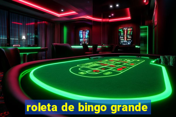 roleta de bingo grande