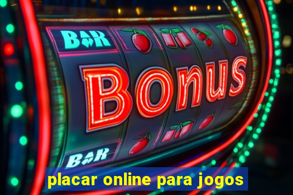 placar online para jogos