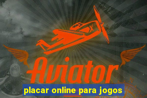 placar online para jogos