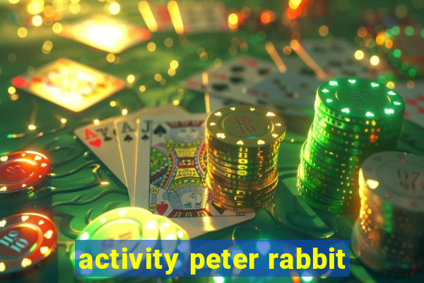 activity peter rabbit