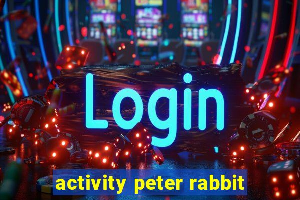 activity peter rabbit