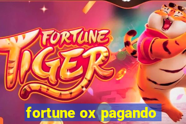 fortune ox pagando