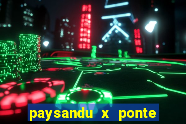 paysandu x ponte preta palpite