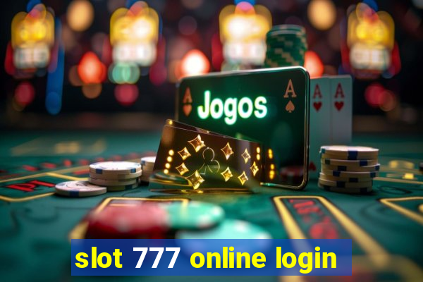 slot 777 online login