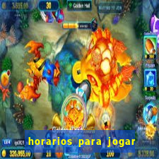 horarios para jogar fortune mouse