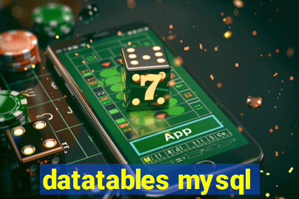 datatables mysql