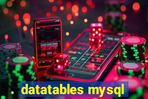 datatables mysql