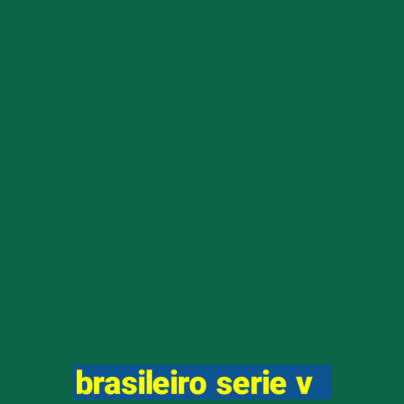 brasileiro serie v