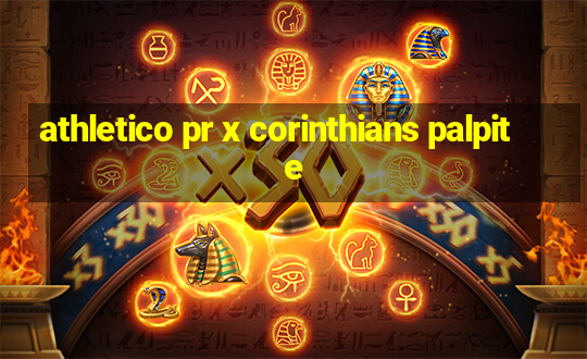 athletico pr x corinthians palpite