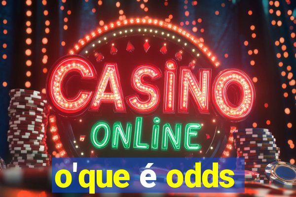 o'que é odds