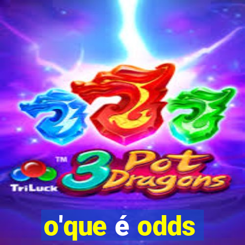 o'que é odds