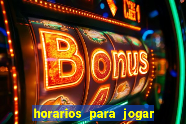 horarios para jogar fortune rabbit